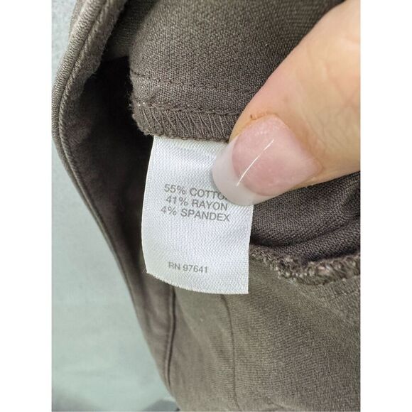 J. Jill Womens Brown Premium Bi-Stretch Ankle Casual Dress Pants Size 8 - Picture 7 of 8